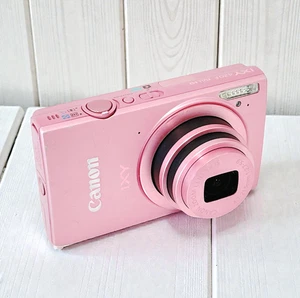 Canon IXY 420F PowerShot ELPH 320 HS IXUS 240 HS Pink Digital Camera From Japan - Picture 1 of 24