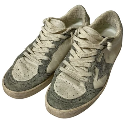 Zapatillas 24SS GOLDEN GOOSE BALL STAR Talla 38 Gris Blanco Mujer USADAS Foto 1 de 4