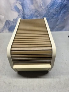 🔥Vtg 1983 Roll Top 5.5 Inch Floppy Disk Case Microcomputer Accessories Inc. EUC - Picture 1 of 17