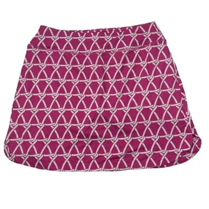 Gottex Women's M Medium Golf Tennis Skort Skirt Geometric Print Stretch NEW NWT - Picture 1 of 22