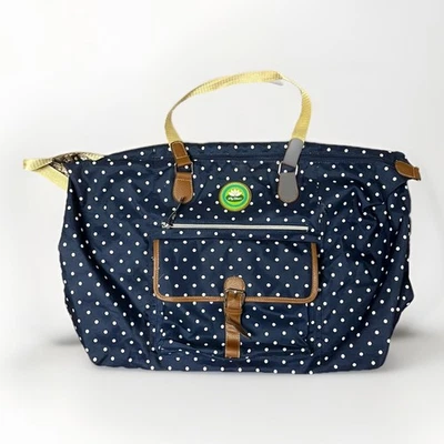 Lily Bloom Fiona Weekender Overnight Tote Duffle Carry On Travel bag Polka Dot - Image 1 of 4
