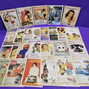 Posten 59 Filme Sänger Schauspieler Werbung Reproduktion Postkarten 4"x 5 1/2 - Bild 1 von 12