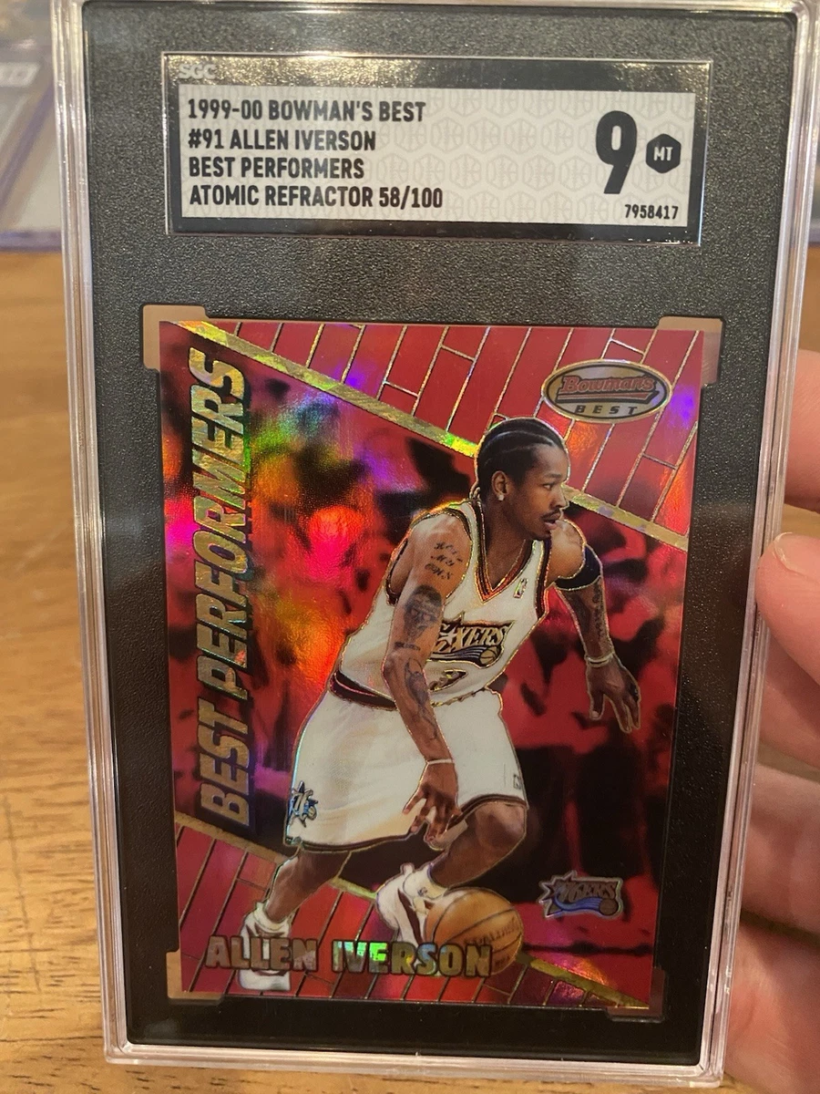 Bowman Allen Iverson Basketball Sports Trading Cards & Accessories
