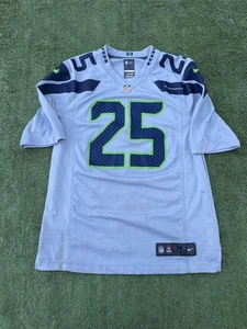 Seattle Seahawks Jersey Mens Medium Gray NFL Football Richard Sherman 25 Nike - Picture 1 of 10