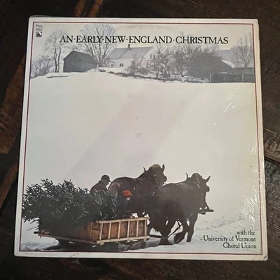 An Early New England Christmas Vintage Viny LP Record U of Vermont Choral Union - Image 1 of 4