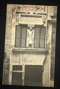F. Cicolari Casa di Colombo (Christopher Columbus's House) in Genoa RPPC - Picture 1 of 2