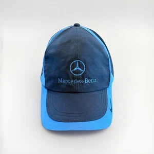 Nike Mütze Kappe goldfarben Mercedes-Benz bestickt Golf verstellbarer Riemen hinten - Bild 1 von 8