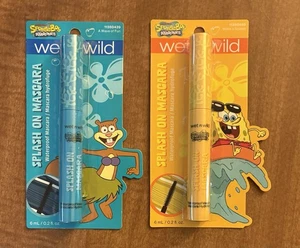 Wet N Wild SpongeBob SquarePants Splash On Waterproof Mascara Lot x2 NEW - Picture 1 of 4