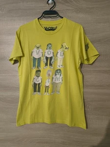 Volcom Dillon Froelich Featured Artist Series Yellow Slim Fit T-Shirt Size M - Picture 1 of 10