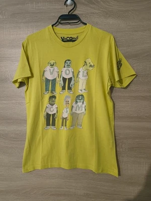 Volcom Dillon Froelich Featured Artist Series Yellow Slim Fit T-Shirt Size M - Image 1 of 4