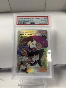 Jessie & James (Full Art) 68/68 Hidden Fates Holo PSA 10 - Picture 1 of 1