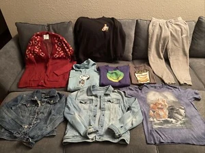 Lot Of 9 Super Cute School Clothes Girls Size 14/16 & Juniors Size S - Picture 1 of 11