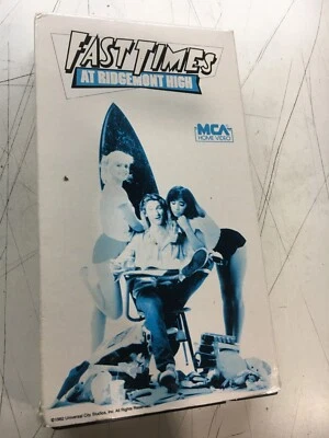 Fast Times at Ridgemont High (VHS, 1996)  SEAN PENN, JENNIFER JASON LEIGH VG - Image 1 of 2