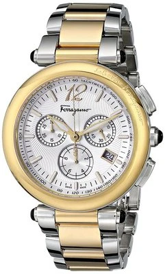Reloj Ferragamo F77LCQ9502 S095 Idillio Cronógrafo Dos Tonos Acero  Foto 1 de 4