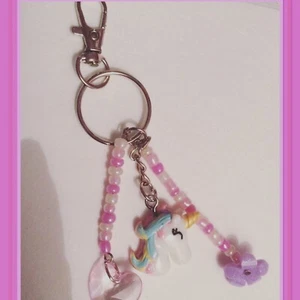 Unicorn Bag Charm Keyring - Picture 1 of 1