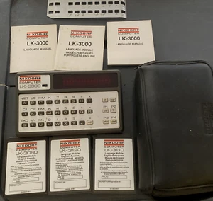 Nixdorf LK-3000 Pocket Computer & Traduttore 3 Moduli Custodia Morbida NON FUNZIONANTE - Foto 1 di 7