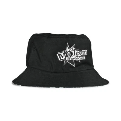 Volcom V Ent Flyer Reversible Bucket Hat - Black Combo - Image 1 of 4