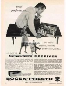 1961 Bogen Presto RP-40 Soundspan Hi-Fi Stereo Receiver VINTAGE Print Ad - Picture 1 of 1