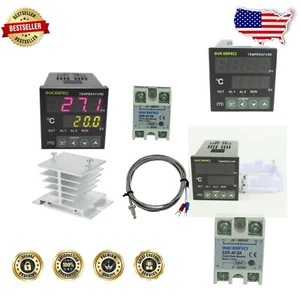 High Precision PID Temperature Controller with Dual LED Display - 0.1°C Accuracy - Picture 1 of 9