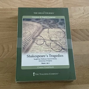 Die großen Kurse Shakespeares Tragödien Teil 1 & 2 DVDs & Reiseführer Neu - Bild 1 von 3