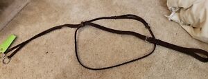Brown Leather Horse Breast Collar English Riding Eventing USED