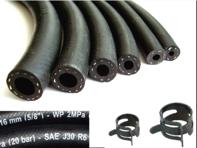 BENZIN KRAFTSTOFF DIESELSCHLAUCH  4 5 6 8 10 DIN73379  Schlauchschellen DIN3021 - Bild 1 von 3