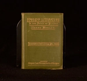 1881 Henry Morley English Literature In The Reign Of Victoria With Facsimiles - Imagen 1 de 5