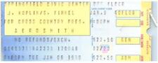 Vintage Aerosmith Ticket Stub Enero 9 1990 Springfield Massachusetts