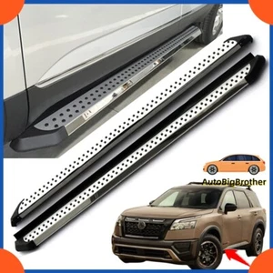 2PCS Running Boards Side Steps Nerf Bar Fits for Nissan Pathfinder 2022 2023 24 - Picture 1 of 11