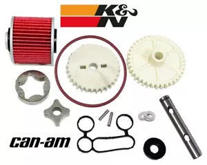 Renegade 500 570 650 800 Oil Pump Rotor Shaft Filter Cover Complete Rebuild Kit - Picture 1 of 3