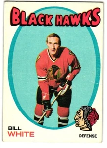 1971-72 Topps #11 Bill White, Chicago Black Hawks - Picture 1 of 2