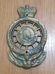 Early RAC The Royal Automobile Club Car Badge MCE 01078 H.B. Sale Ltd (G2D12) - Picture 1 of 4