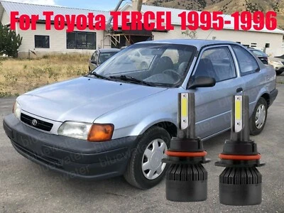 Kit de faros LED TERCEL 1995-1996 9004 HB1 6000K bombillas blancas haz alto-bajo Foto 1 de 4