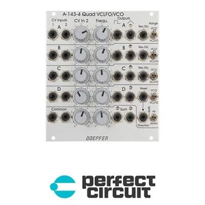 Doepfer A-143-4 Quad VCLFO/VCO Modular EURORACK - NEW - PERFECT CIRCUIT - Picture 1 of 1