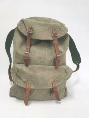 Schweizer Armee Rucksack 1957 Original (klein) mit Stoff Riemen - Bild 1 von 4