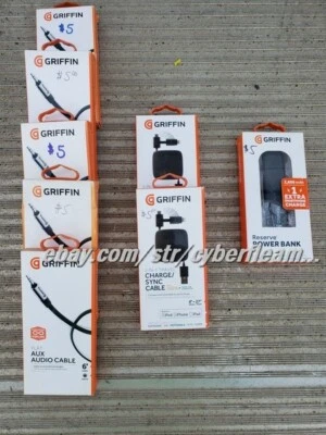 Cable auxiliar Griffin y cable de carga/sincronización y batería Foto 1 de 4