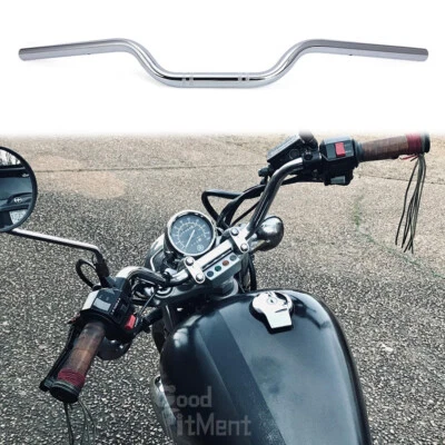 For Yamaha Virago XV 250 535 750 1000 1100 Handlebar 7/8" 22mm Handle Bar Chrome - Image 1 of 4