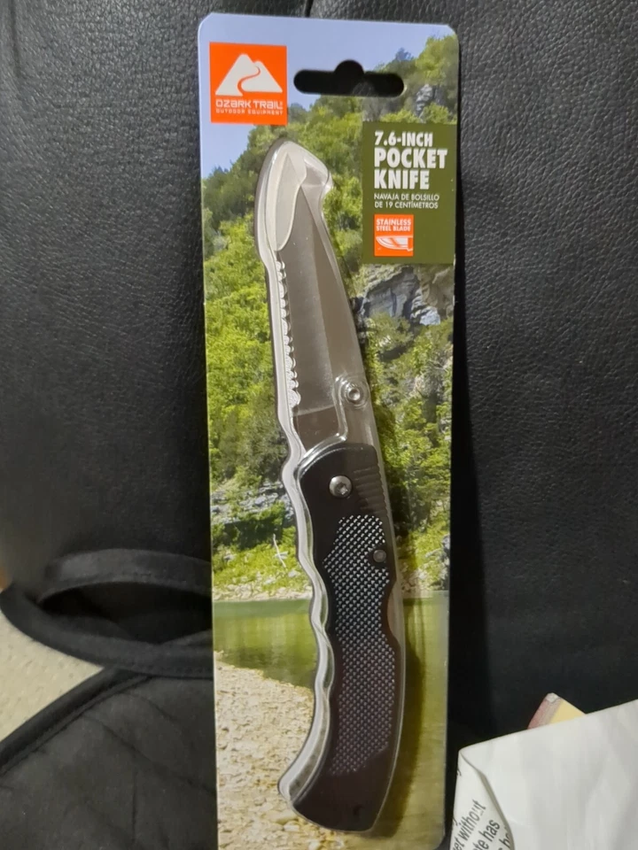 Ozark Trail Drop Point Knife 3in SS Blade