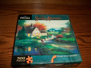 Prizm Sunday Afternoon T.C. Chiu 500 piece Jigsaw Puzzle 19" x 14"-NIB-Sealed - Picture 1 of 1