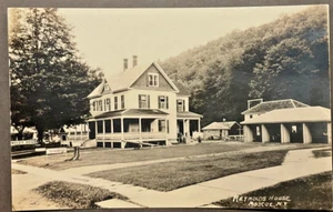 Roscoe NY Real Photo Postcard of the Reynolds house and Stone Garage SHIPS FREE - Picture 1 of 2