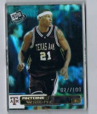 2005-06 Press Pass Holo Gold #RP39 Antoine Wright NM-MT /100 