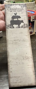 Primitives By Kathy Christmas On The Farm List Notepad NIP - Picture 1 of 4
