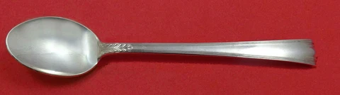 American Directoire by Lunt Sterling Silver Infant Feeding Spoon 5 7/8" Custom Cover