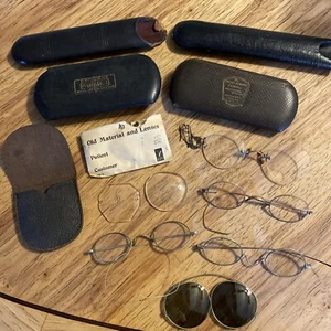 Vintage Eyeglasses And Cases Lot - Picture 1 of 20