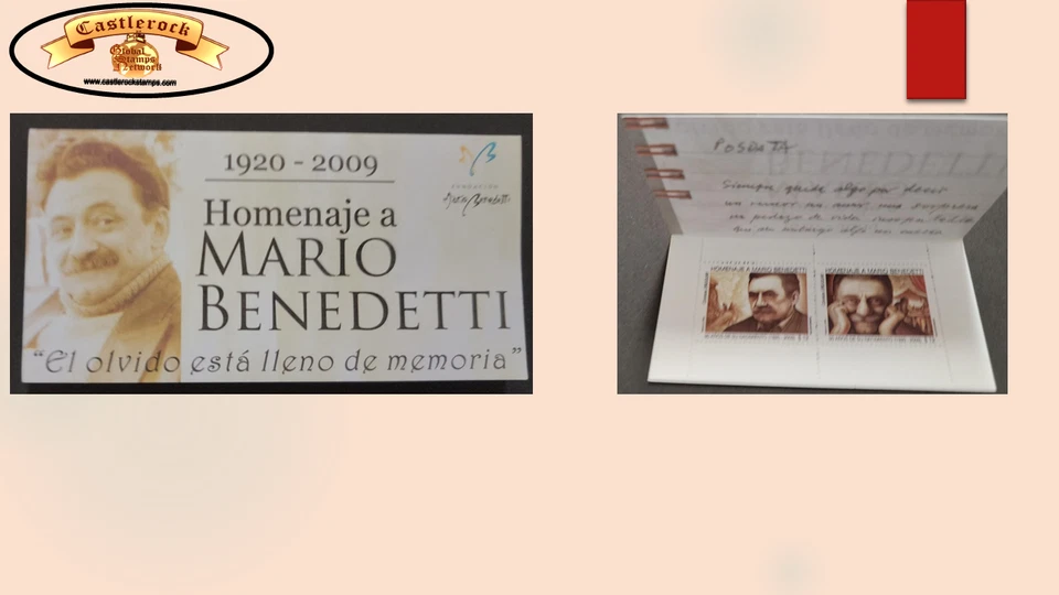 O) 2009 URUGUAY, BOOKLET, WRITER. DRAMATIST POET, MENENDEZ PELAYO INTERNATIONAL - Image 1 of 1