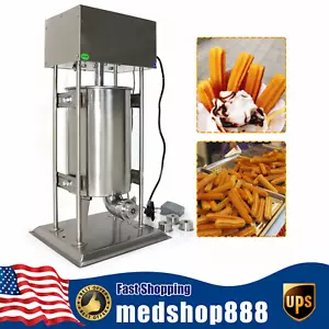 15L Electric Commercial Stainless Steel Spanish Restaurant Churro Maker Machine - Picture 1 of 15