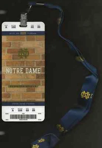 NOTRE DAME vs FLORIDA STATE Plastik Ticket und Schlüsselband 10. November 2018 - Bild 1 von 1