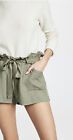 Jack by BB Dakota Secure The Bag Paper Bag Shorts In Grey Size Large NWT