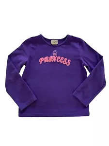 J. Khaki Shirt Princess Long Sleeves Stretch Purple Pink Girls Size Medium - Picture 1 of 9