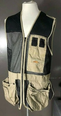 FIELDLINE Vest Mens XL/XXL  HUNTING VEST BROWN BLACK MESH Outdoor Hunting USED - Image 1 of 2